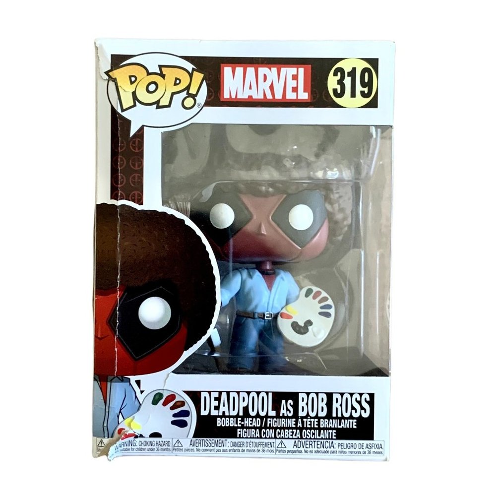 Funko Pop! Marvel: Deadpool as Bob Ros